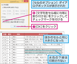 Wordの表でセルの大きさを変えずにセル内に文字を収める方法 できるネット