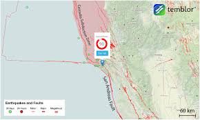 Cape Mendocino Fault Map San Andreas Fault Cascadia Subduction Zone Temblor Net