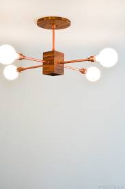 Diy Copper And Wood Hanging Light Fixture Vintage Revivals Copper's lighter weight makes it easier to ship, store, and handle than steel pipe, though it is still cpvc fire sprinkler pipe also costs less than metal pipe, it's easier to handle due its light weight.