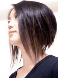 前下がりショートボブ 刈り上げ女子にお勧めツーブロックその2 ショートヘア ショートボブ 髪型総合情報 b cafe 前下りボブ ショート 髪型 ボブ