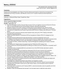 Start your new career with us today! Senior Financial Consultant Resume Example Company Name Redmond Washington