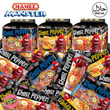 They're just not flavorful beyond the heat, they taste like aldi brand doritos with ghost peppers. Mamee Monster Ghost Pepper Instant Noodles Daebak Mie Goreng Kari Lontong Daging Cen