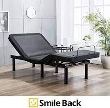 smile back adjustable bed base steel frame twin xl electric bed platform friendly mattress foundation no noise be adjustable bed base adjustable beds bed base