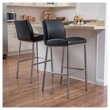 Shop for 26 leather bar stools at bed bath & beyond. 30 Vasos Bonded Leather Barstool Set 2ct Christopher Knight Home In 2021 Bar Stools Bar Height Stools Black Bar Stools