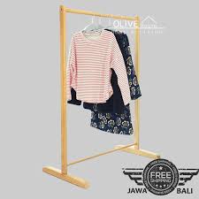 Untuk jemuran setinggi 18 meter anda akan memerlukan kayu setidaknya sepanjang 24 meter. Jual The Olive House Gantungan Baju Simple Hangar Di Lapak The Olive House Bukalapak