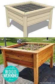 Diy Raised Garden Bed Table In 2020 Raised Garden Beds Diy Diy Raised Garden Garden Beds