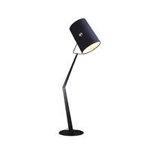 Cylinder Fabric Floor Standing Light Modernism 1 Head White Black Stand Up Lamp With Swing Arm Beautifulhalo Com