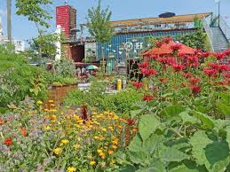 Frau Gerolds Garten In Zurich Kunstwerk Aus Schiffscontainern Frau Gerolds Garten Garten Bauerngarten