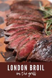 Always let the meat rest after. Grilled Marinated London Broil Recipe Hey Grill Hey