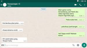 Jadi langsung contoh aja nih ya. 10 Game Whatsapp Yang Kreatif Buat Teman Dan Pacar Jalantikus