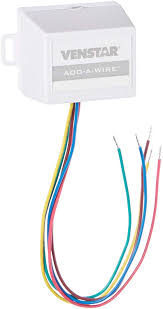 Color code, how it works, diagram! 2 Pack Model Acc0410 Venstar Add A Wire Accessory For All 24 Vac Thermostats 4 To 5 Wires Color White Great For Installations With A Broken Common Wire Or Retrofits Amazon Com