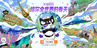 天猫国际给你全世界的春天 一起云吸猫踏春吧 illustration creative agency book cover