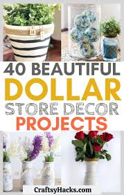 Dollar tree makeovers can sometimes be the most gratifying. 40 Dollar Store Home Decor Projects Craftsy Hacks