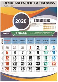 Kalender 2021 cdr free download lengkap dengan hari libur nasional dan kalender jawa. Download Template Kalender 2020 Paling Lengkap Masehi Hijriyah Jawa Dan Pranata Mangsa Optimus Global Media Desain