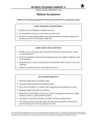Dbt Skills Group Distress Tolerance Week 4 Reality Acceptance Skills Therapy Worksheets Distress Tolerance Radical Acceptance