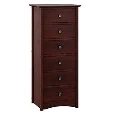 Buy chest of drawers, tallboys, tall boy dressers, wardrobes and more to match your bedroom! Vasagle Narrow Chest Of Drawers Classic Tall Dresser With 6 Drawers Solid Wood Frame Storage Unit For Bedroom Living Room