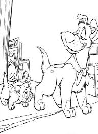 Coloring page based on characters from oliver & company is a fun, upbeat, pretty, and, honestly, hilarious, movie animation. Coloring Page Oliver And Company Coloring Pages 33