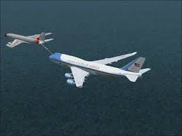 Cg Image Of Air Force One 747 Refueling From A Kc 135 Air Force Aircraft Air Force Ones Air
