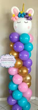 Pin By Rio Balloon On Balloons Unicorn Birthday Party Decorations Balloon Decorations Party Birthday Balloon Decorations