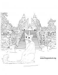 Make a coloring book with cat breed for one click. Cat Breeds Coloring Book One