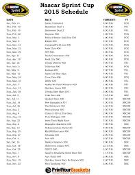 Full year 2016 schedule of nascar sprint cup series, download calendar of biggest racing competition and major tournament, weekend time, date information. Printable Nascar Schedule Sprint Cup Race Dates 2015 Nascar Nascar Sprint Cup Nascar Cup Series