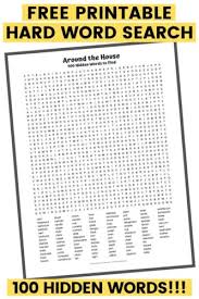 Many pulp writers be able to spend hours and hours, each day trying to solve a challenge. 100 Word Word Search Pdf Free Printable Hard Word Search