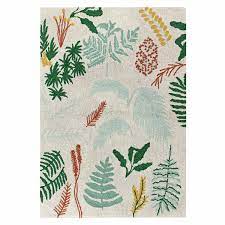 Lorena canals teppich washable baumwolle rug bereber rhombs. Lorena Canals Kinderteppich Botanic Plants 140x200 Kinderteppiche Kinderzimmer Kidz Biz