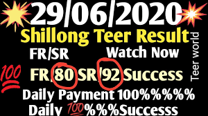 Shillong Teer Counter 29 06 2020 Teer Common Number Today Shillong Teer Result Today Sl Teer Youtube