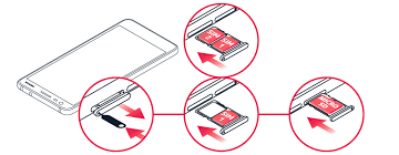 You can also line up the sim card with the outline in the tray. Insert Sim And Memory Card To Your Phone Nokia Phones
