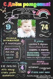 плакат на день рождения ребенку 1 год своими руками Shablony Sozdat Plakat Onlajn Rozhdenie Plakat S Dnem Rozhdeniya