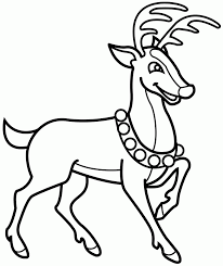 Use of our reindeer coloring pages: 4 Reindeer Coloring Page Coloring Home