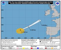 post tropical cyclone sebastien