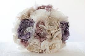 Fabric Flower Wedding Bouquet Tutorial Bridal Brooch Bouquet Fabric Flower Bouquet Flower Bouquet Wedding