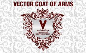 The royal coat of arms represents her majesty the queen. Coat Of Arms Free Vector