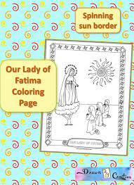 See more ideas about lady of fatima, fatima, blessed mother. Our Lady Of Fatima Coloring Page Free Printable Drawn2bcreative