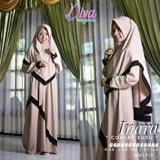 Sehingga dengan model yang beragam membuat penampilan lebih menarik dan menawan. Model Baju Muslim Terbaru Desain Gamis Syari Dengan Jilbab Bahan Wolfis Adem Dan Tebal Shopee Indonesia