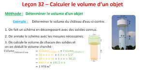 Indiquez les dimensions en millimètres. 32 Calculer Le Volume D Un Objet 3e Youtube