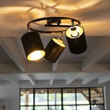 A close to ceiling light can add style and illumination to any room. Modern Ceiling Lamp 3 Black Lofty Lampandlight