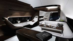 The Design Studio Amp Nbsp Mercedes Benz Style Amp Nbsp Lends The Automaker S Signature Aesthetic To Private Jet Interior Luxury Helicopter Aircraft Interiors