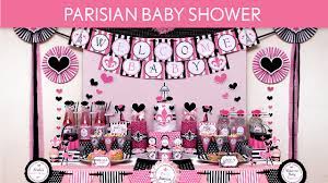 Parisian Baby Shower Party Ideas Parisian S47 Youtube