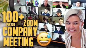 100 Person Zoom Company Meeting Dailygoat 298 Youtube Overnight, zoom has become a primary social platform for millions of people, a lot of zoom video communications is a videoconferencing company in san jose, calif image. 100 person zoom company meeting dailygoat 298