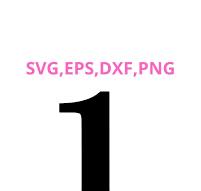 Number 1 Svg, Digital Download, Numbers, One - Etsy