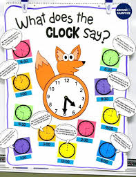 telling time activities for teaching primary students