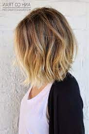 Medium Length Blonde Ombre Hair 23 Cute Bob Haircuts Amp Styles For Thick Hair Short Shoulder Ombre Hair Blonde Haircut For Thick Hair Hair Styles