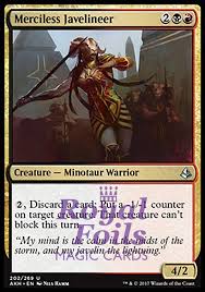 I am utterly shocked at how few mono red cards we got for edh in 2019. 2x Foil Merciless Javelineer From The Amonkhet Mtg Set Royal Foils Magic Cards