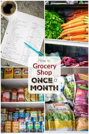 A list of all the things that…. Once A Month Grocery Shopping My 4 Tier Stock Up Plan For Healthy Eating Two Healthy Kitchens