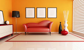 Wann mieter das streichen können. Wande Streichen Farbideen Fur Orange Wandgestaltung