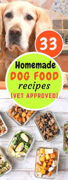 33 Best Homemade Dog Food Recipes That Are Vet Approved Dog Food Recipes Homemade Dog Food Raw Dog Food Recipes