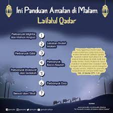 Malam qadar mempunyai kelebihan kerana banyaknya keistimewaan dan malam tersebut dibahagikan kebaikan yang banyak yang tidak terdapat seumpamanya pada seribu bulan. Ini Panduan Amalan Di Malam Lailatul Qadar Gomuslim