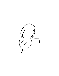 French Girl Line Art Drawings Art Drawings Simple Outline Art